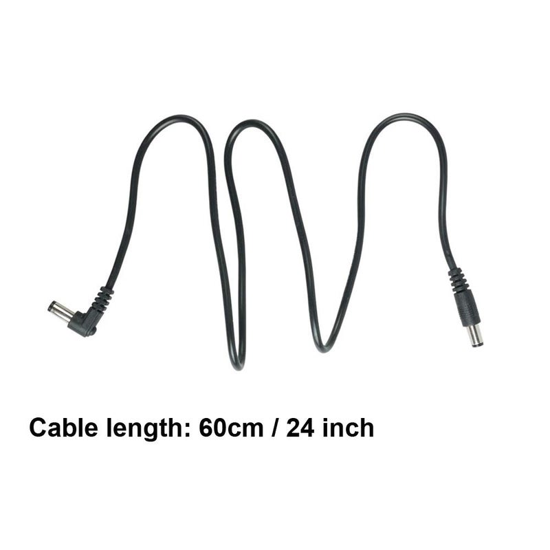 AlloverPower 4-Pack DC Male to Male Cable 5.5mm X 2.1mm Connector Plug Patch Wire Adapter Extension Cord for Strip Light, DVR CCTV Surveillance Security Camera, Audio Recording, Car, Monitor 2Ft - Image 4